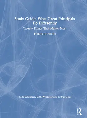 Whitaker / Zoul |  Study Guide: What Great Principals Do Differently | Buch |  Sack Fachmedien