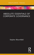 Bloomfield |  Absolute Essentials of Corporate Governance | Buch |  Sack Fachmedien