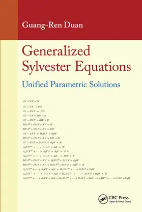 Duan |  Generalized Sylvester Equations | Buch |  Sack Fachmedien
