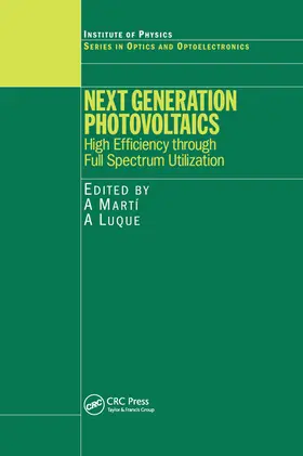 Marti / Martí / Luque |  Next Generation Photovoltaics | Buch |  Sack Fachmedien