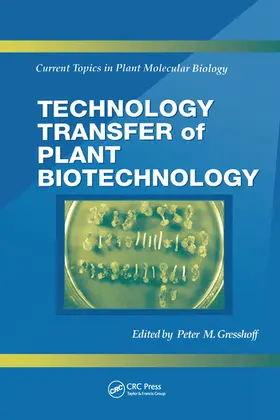 Gresshoff |  Technology Transfer of Plant Biotechnology | Buch |  Sack Fachmedien
