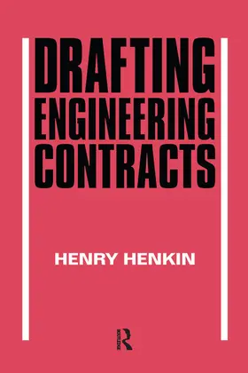 Henkin | Drafting Engineering Contracts | Buch | 978-0-367-58025-4 | sack.de