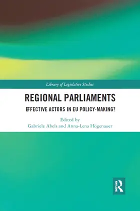 Abels / Hogenauer |  Regional Parliaments | Buch |  Sack Fachmedien