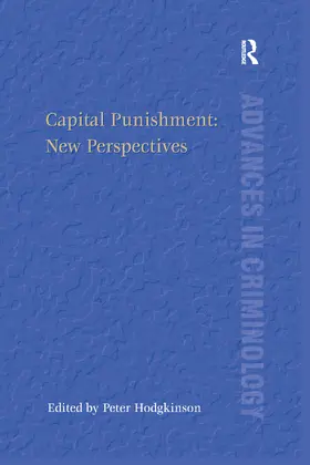 Hodgkinson |  Capital Punishment: New Perspectives | Buch |  Sack Fachmedien