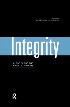 Montefiore / Vines |  Integrity in the Public and Private Domains | Buch |  Sack Fachmedien