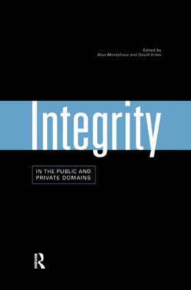 Montefiore / Vines | Integrity in the Public and Private Domains | Buch | 978-0-367-60510-0 | sack.de