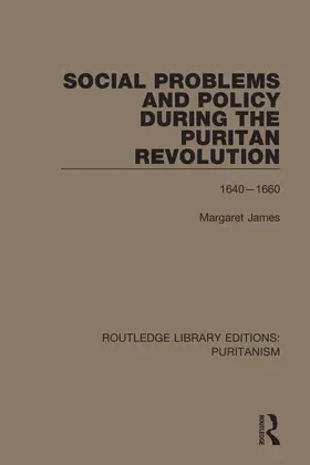 James | Social Problems and Policy During the Puritan Revolution | Buch | 978-0-367-61012-8 | www.sack.de
