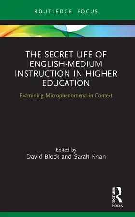 Block / Khan |  The Secret Life of English-Medium Instruction in Higher Education | Buch |  Sack Fachmedien