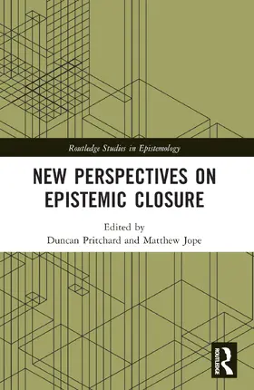 Jope / Pritchard |  New Perspectives on Epistemic Closure | Buch |  Sack Fachmedien