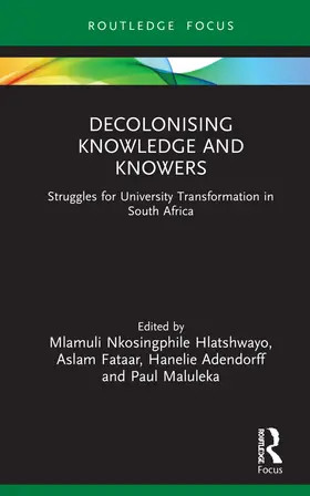 Hlatshwayo / Adendorff / Blackie |  Decolonising Knowledge and Knowers | Buch |  Sack Fachmedien
