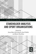 Strittmatter / Fahlén / Houlihan |  Stakeholder Analysis and Sport Organisations | Buch |  Sack Fachmedien