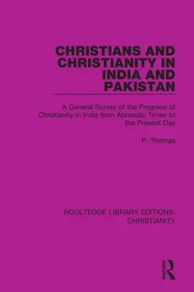 Thomas |  Christians and Christianity in India and Pakistan | Buch |  Sack Fachmedien
