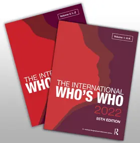 Publications | The International Who's Who 2022 | Buch | 978-0-367-64894-7 | www.sack.de