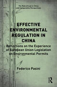 Pasini |  Effective Environmental Regulation in China | Buch |  Sack Fachmedien
