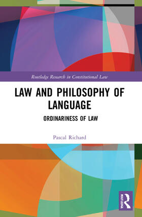 Richard | Law and Philosophy of Language | Buch | 978-0-367-65564-8 | sack.de