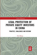 Zhang |  Legal Protection of Private Equity Investors in China | Buch |  Sack Fachmedien