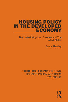 Headey |  Housing Policy in the Developed Economy | Buch |  Sack Fachmedien
