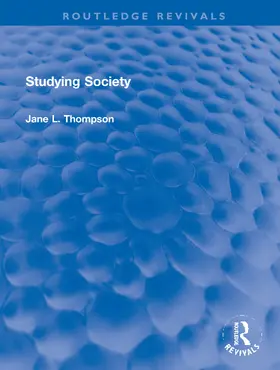 Thompson | Studying Society | Buch | 978-0-367-68679-6 | www.sack.de