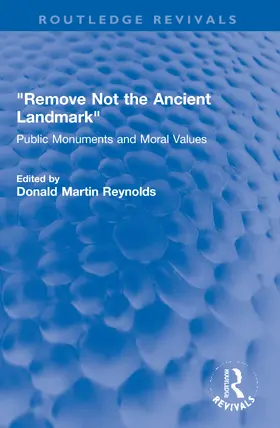 Reynolds |  "Remove Not the Ancient Landmark" | Buch |  Sack Fachmedien
