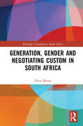 Moore |  Generation, Gender and Negotiating Custom in South Africa | Buch |  Sack Fachmedien