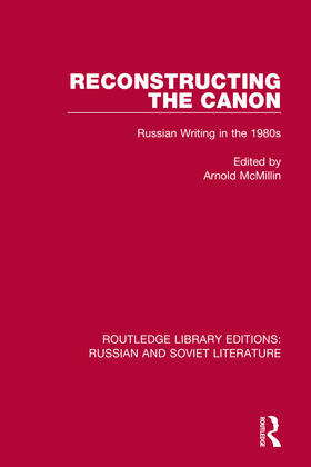 McMillin | Reconstructing the Canon | Buch | 978-0-367-72194-7 | sack.de
