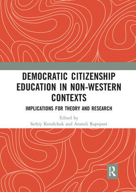 Kovalchuk / Rapoport | Democratic Citizenship Education in Non-Western Contexts | Buch | sack.de