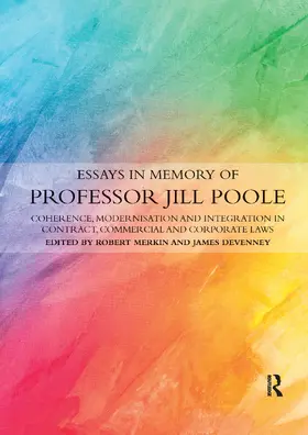Merkin / Devenney |  Essays in Memory of Professor Jill Poole | Buch |  Sack Fachmedien