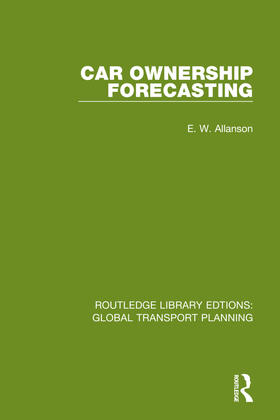 Allanson | Car Ownership Forecasting | Buch | 978-0-367-74484-7 | sack.de