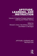 Snow / Federico / Montague |  Aptitude, Learning, and Instruction | Buch |  Sack Fachmedien
