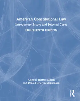 Stephenson Jr. / Mason | American Constitutional Law | Buch | 978-0-367-75866-0 | www.sack.de