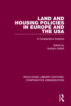 Hallett |  Land and Housing Policies in Europe and the USA | Buch |  Sack Fachmedien