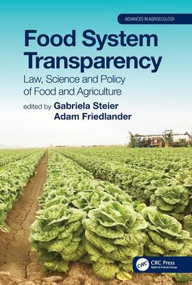 Steier / Friedlander |  Food System Transparency | Buch |  Sack Fachmedien