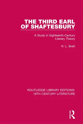Brett |  The Third Earl of Shaftesbury | Buch |  Sack Fachmedien