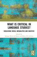 Maria de Barros / M. de Jesus |  What Is Critical in Language Studies | Buch |  Sack Fachmedien