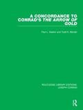 Gaston / Bender |  A Concordance to Conrad's The Arrow of Gold | Buch |  Sack Fachmedien