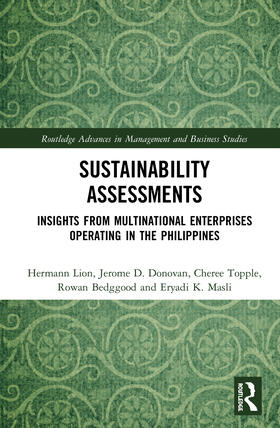 Lion / Donovan / Topple |  Sustainability Assessments | Buch |  Sack Fachmedien