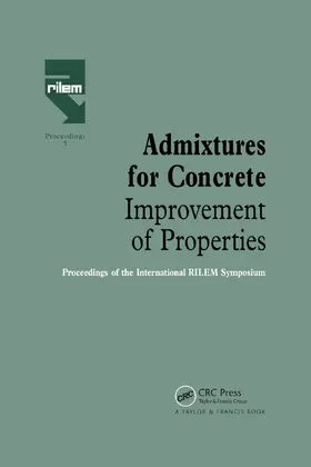 Vazques |  Admixtures for Concrete - Improvement of Properties | Buch |  Sack Fachmedien