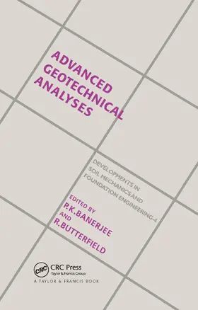 Banerjee / Butterfield | Advanced Geotechnical Analyses | Buch | 978-0-367-86458-3 | www.sack.de