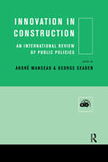 Manseau / Seaden |  Innovation in Construction | Buch |  Sack Fachmedien
