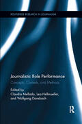 Mellado / Hellmueller / Donsbach |  Journalistic Role Performance | Buch |  Sack Fachmedien