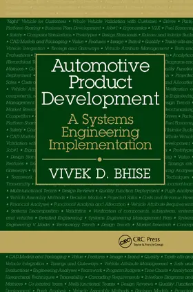 Bhise |  Automotive Product Development | Buch |  Sack Fachmedien