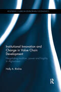 Ritchie |  Institutional Innovation and Change in Value Chain Development | Buch |  Sack Fachmedien