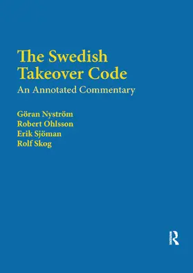 Skog / Sjoeman / Sjöman |  The Swedish Takeover Code | Buch |  Sack Fachmedien