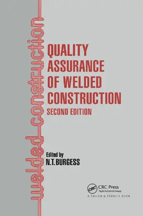 Burgess |  Quality Assurance of Welded Construction | Buch |  Sack Fachmedien