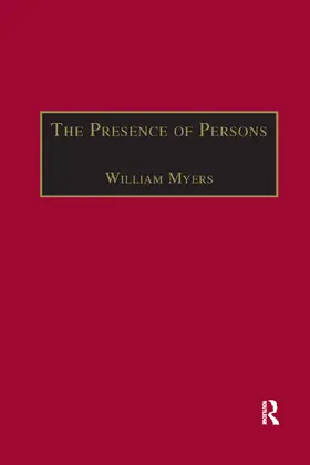 Myers | The Presence of Persons | Buch | 978-0-367-88819-0 | www.sack.de