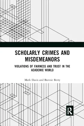 Davis / Berry |  Scholarly Crimes and Misdemeanors | Buch |  Sack Fachmedien
