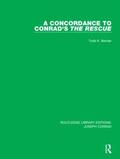 Bender |  A Concordance to Conrad's The Rescue | Buch |  Sack Fachmedien