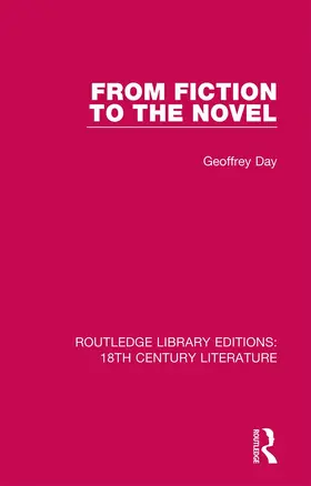 Day |  From Fiction to the Novel | Buch |  Sack Fachmedien