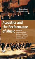 Meyer |  Acoustics and the Performance of Music | eBook | Sack Fachmedien