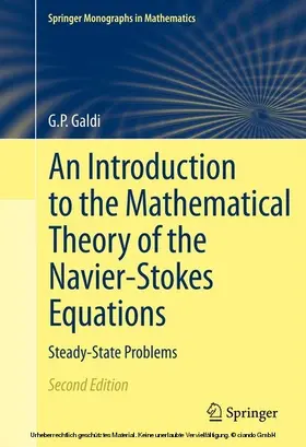 Galdi |  An Introduction to the Mathematical Theory of the Navier-Stokes Equations | eBook | Sack Fachmedien